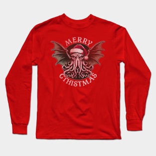 Merry Cthistmas Cthulhu Christmas Long Sleeve T-Shirt